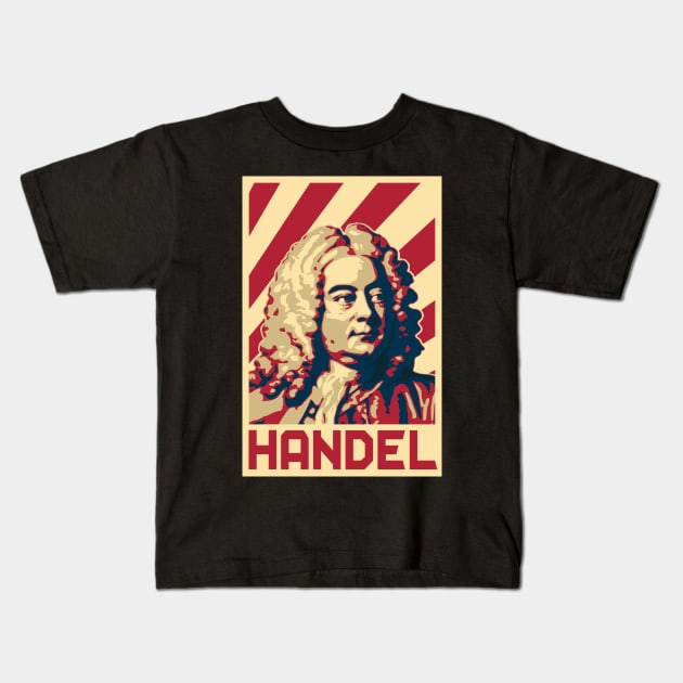 Handel Retro Kids T-Shirt by Nerd_art